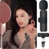 K8 Wireless Plug and Play Type C Coller Mic Supported Android/IOS Camera Microphone - Image 2