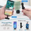 K8 Wireless Plug and Play Type C Coller Mic Supported Android/IOS Camera Microphone - Image 5