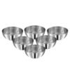 Buy Stainless Steel Kraft Serving Bowl Set of 12 Pcs - 10cm (Medium) | Ice Cream, Desert, Fruits, Rice Katori/Vati Set | Food Grade, Mirror Finish | 2 Years Warranty - Silver Online at Low Prices in India - Image 6
