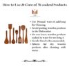 7 PCS Wooden Spoons and Spatula for Cooking, Sleek, Sold and Non-Stick Cookware for Home Use and Kitchen Décor Online at Low Prices in India - - Image 6