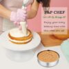 Cake Mold Tin Pan Aluminium (Diameter 6", 7", 8" inch, Silver, Set of 3 Pieces) Cake Mould for Baking Tray Round Cake Making Set for Microwave Oven Heavy Quality Guaranteed - Image 5