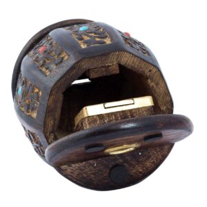 Wooden Money Bank - Big Size Master Size Large Piggy Bank Wooden For Kids And Adults (Brown), Traditional