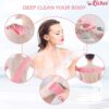 Silicone Body Back Scrubber Double Side Bathing Body Brush for Skin Deep Cleaning Massage, Dead Skin Removal Exfoliating Belt for Shower, Easy to Clean (BODY BACK BELT SCRUBBER) - Image 5
