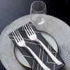 Buy 6 Pieces Stainless Steel Table Forks Set for Home & Kitchen, Fruit Fork, Dining Table, Shiny and Sturdy Handle Big Fork 18 cm, Silver - Image 9