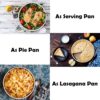 Cake Mold Tin Pan Aluminium (Diameter 6", 7", 8" inch, Silver, Set of 3 Pieces) Cake Mould for Baking Tray Round Cake Making Set for Microwave Oven Heavy Quality Guaranteed - Image 7