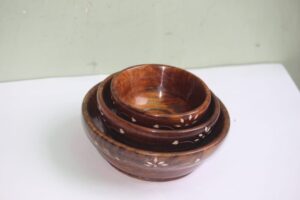 Wooden Bowls 3 pcs set