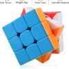 Cubes 3X3 High Speed Sticker Less Magic Puzzle Cube Game Toy Pack of 1,Multicolor,for Kid - Image 2
